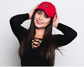 Dětská Kšiltovka New Era Jr Disney Minnie Mouse 9FORTY Youth Scarlet Strapback
