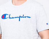 Triko Champion Crewneck T-Shirt Classic Logo Grey 210972