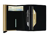 Peněženka Secrid Slimwallet Crisple Black/Gold