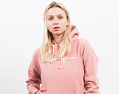 Dámská Mikina S Kapucí Champion Embroidered Logo Hooded Sweatshirt Pink 110034-RTN