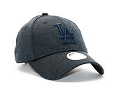 Dámská Kšiltovka New Era Jersey Heather Los Angeles Dodgers 9FORTY Navy Strapback
