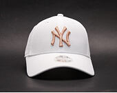Dámská Kšiltovka New Era Sport New York Yankees 9FORTY White/Gold Strapback