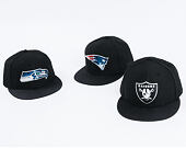 Kšiltovka New Era Black Coll Oakland Raiders 59FIFTY Black