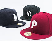 Kšiltovka New Era Seasonal Heather Los Angeles Dodgers 59FIFTY Heather Navy/White