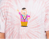 Triko HUF "South Park" Big Gay Ale Tie Dye S/S Tee Pink