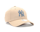 Dámská Kšiltovka New Era League Essential New York Yankees 9FORTY Camel/Slate Strapback