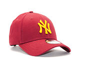 Kšiltovka New Era League Essential New York Yankees 9FORTY Carmine/Gold Strapback