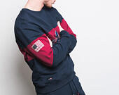 Mikina New Era World Hood Crew Night Shift Navy/Cardinal