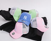 Dámská Kšiltovka New Era Oxford A Frame Trucker Los Angeles Dodgers 9FORTY Pink/White Snapback