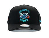 Kšiltovka Mitchell & Ness Eazy 110 Charlotte Hornets Black Snapback