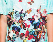 Triko HUF Butterfly Effect Tie Dye Blue
