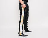 Tepláky Kappa Banda Astoria Snaps Slim Black/White/Gold