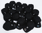 Kšiltovka State of WOW ALPHABET - Foxtrot Baseball Cap Crown 2 Black/White Strapback