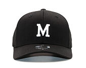 Kšiltovka State of WOW ALPHABET - Mike Baseball Cap Crown 2 Black/White Strapback
