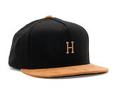 Kšiltovka HUF Metal H Black Strapback