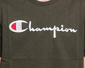Triko Champion Crewneck T-Shirt Classic Logo Olive