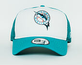 Kšiltovka New Era Coast 2 Coast Florida Marlins 9FORTY A-FRAME TRUCKER  Official Team Color