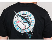 Triko New Era Coast 2 Coast Chest Tee Florida Marlins Black