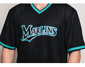 Triko New Era Coast 2 Coast Mesh BB Tee Florida Marlins Black