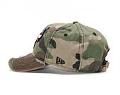 Kšiltovka New Era Washed Camo Chicago Bulls 9FORTY Woodland Camo Strapback
