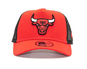 Kšiltovka New Era Trucker Reverse Team Chicago Bulls 9FORTY Official Team Colors Snapback