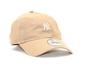 Kšiltovka New Era Canvas New York Yankees 9FORTY Camel Strapback