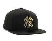 Kšiltovka New Era Original Fit Metal Badge New York Yankees 9FIFTY Black/Gold Snapback