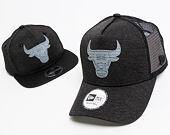 Kšiltovka New Era Original Fit Concrete Jersey Chicago Bulls 9FIFTY Black/Heather Gray Snapback