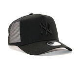 Kšiltovka New Era - MLB Clean 9FORTY Trucker - NY Yankees - Black