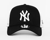 Kšiltovka New Era - MLB Clean 9FORTY Trucker - NY Yankees - Black / White