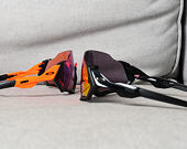 Sluneční Brýle Oakley Flight Jacket Matte Black/Neon Orange Prizm Trail OO9401-0437