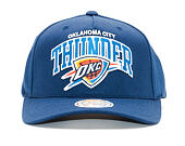 Kšiltovka Mitchell & Ness NBA Team Arch Pinch Panel 110 Oklahoma City Thunder Navy Snapback