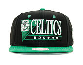 Kšiltovka Mitchell & Ness Horizon Boston Celtics Black/Green Snapback