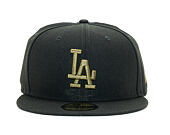Kšiltovka New Era League Essential Los Angeles Dodgers 59FIFTY Black/New Olive