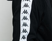 Mikina Kappa Banda Arit Slim Black/White