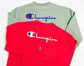 Mikina Champion Crewneck Sweatshirt Mini Classic Logo Red
