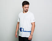 Triko Champion Crewneck T-Shirt Big Logo White