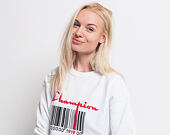 Mikina Champion Crewneck Sweatshirt Maxi Unisex White
