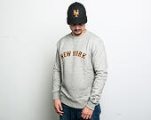 Mikina New Era NY Relocation Crewneck New York Giants Heather Grey