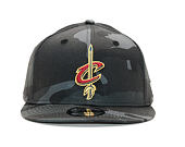 Kšiltovka New Era 9FIFTY Camo Cleveland Cavaliers Marine Navy Camo Snapback
