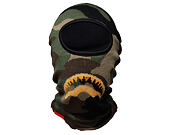 Kukla Sprayground Gold Knit Shark Mouth Ski Mask Camo/Gold