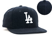 Kšiltovka New Era 9FIFTY Los Angeles Dodgers Original Fit Winter Utility Melton Navy/White Snapback
