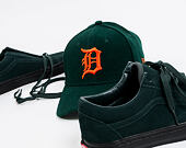 Kšiltovka New Era 9FORTY Detroit Tigers Winter Utility Melton Dark Green/Orange Clipback