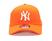 Kšiltovka New Era 9FORTY New York Yankees League Essential Orange/White Strapback