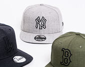 Kšiltovka New Era 9FIFTY New York Yankees Heather Essential Heather Grey/Black Snapback