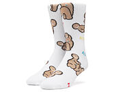 Ponožky HUF Ginger Love White