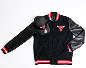 Bunda New Era Chicago Bulls Team Logo Varsity 2 Black