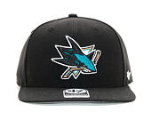 Kšiltovka 47 Brand San José Sharks No Shot Captain Black Snapback