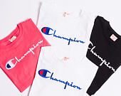 Dámské Prodloužené Triko Champion Crewneck T-Shirt White 111237 WW001