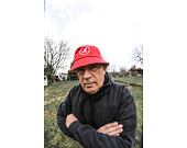 Klobouk Kangol Cotton Bucket Rojo